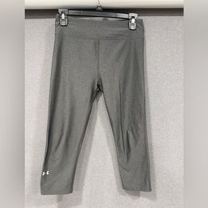 Under Armour Women's HeatGear  Compression Capri leggings Gray Size SM/P